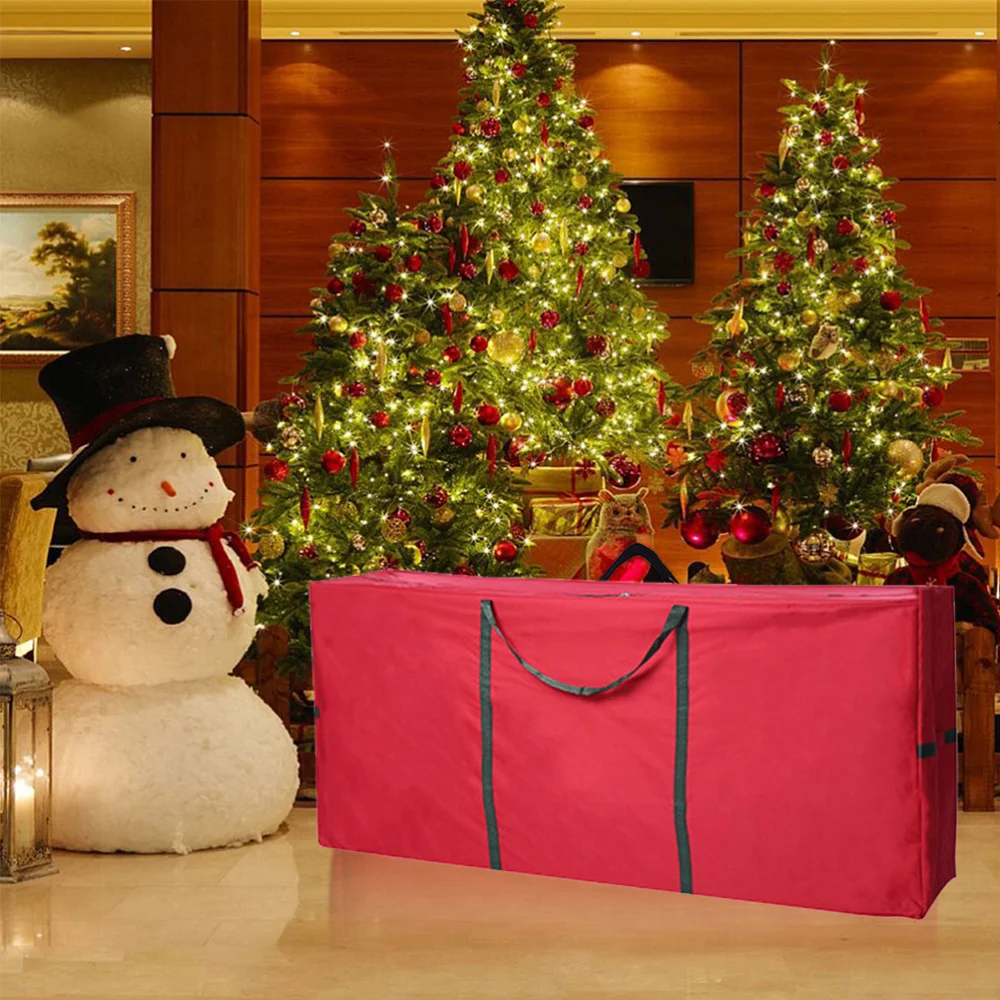 

Oxford Cloth Christmas Tree Storage Bag Heavy Duty Storage Container Xmas Holiday Extra Large Storage Bag Holiday Tree Storage