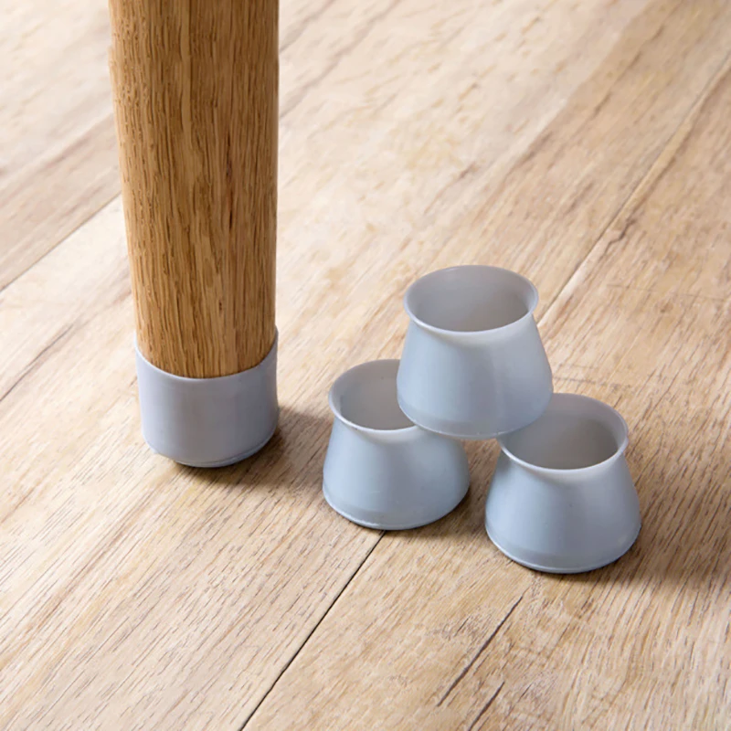 4 шт./компл. Чехлы для мебели и стола протекторы ног деревянного пола защитные