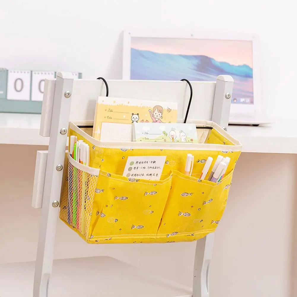 

Fabric Storage Organizer Home Bedroom Bedside Storage Kitchen Hook With Office Basket Modern 7 Hanging Table Sundries Bag C C1M1