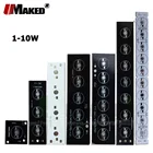 Светодиодный ная лампа для аквариума, алюминиевая пластины для прожектора с радиатором высокой мощности, 1 Вт, 3 Вт, 5 Вт, 6 Вт, 7 Вт, 9 Вт