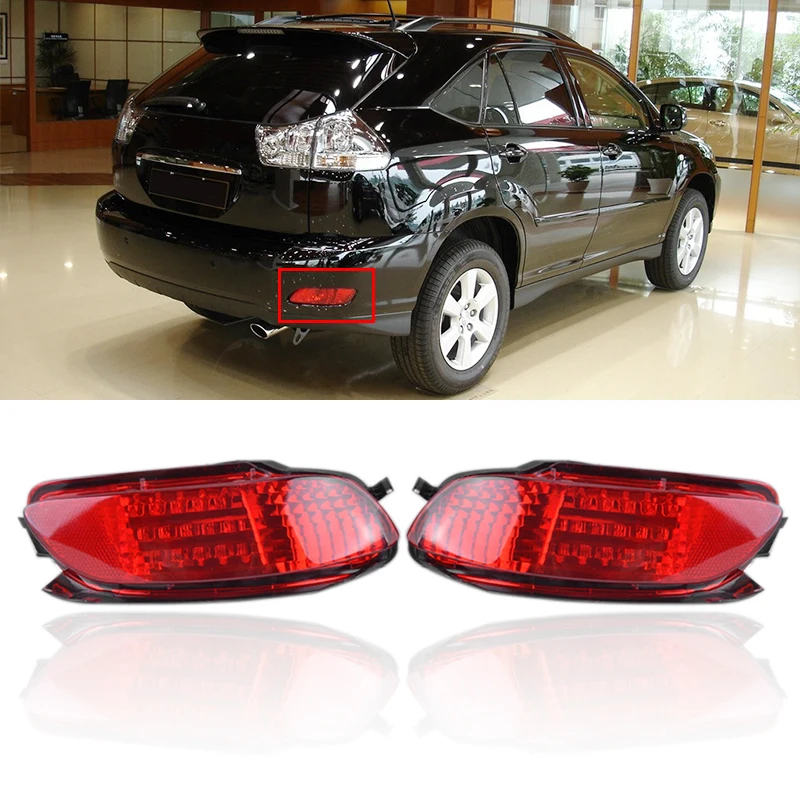 CAPQX для Lexus RX300 RX330 RX350 2003 2004 2008 светодиодный фонарь заднего бампера отражатель