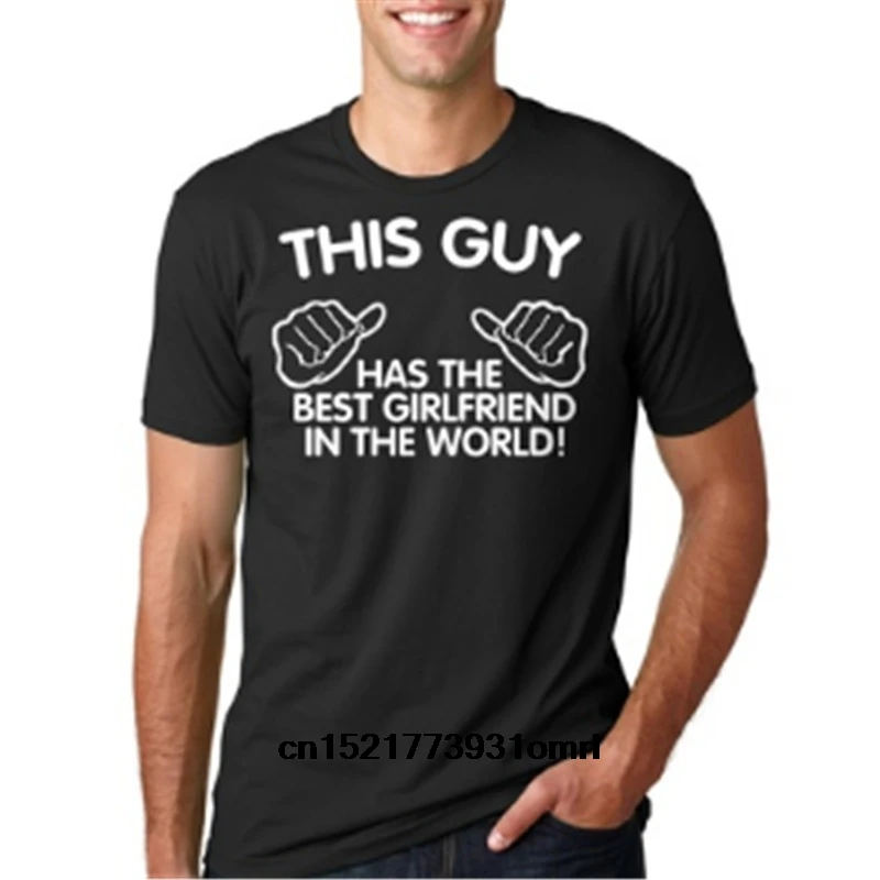 Мужская футболка у этого парня есть лучшая девушка в мире смешная для девочек