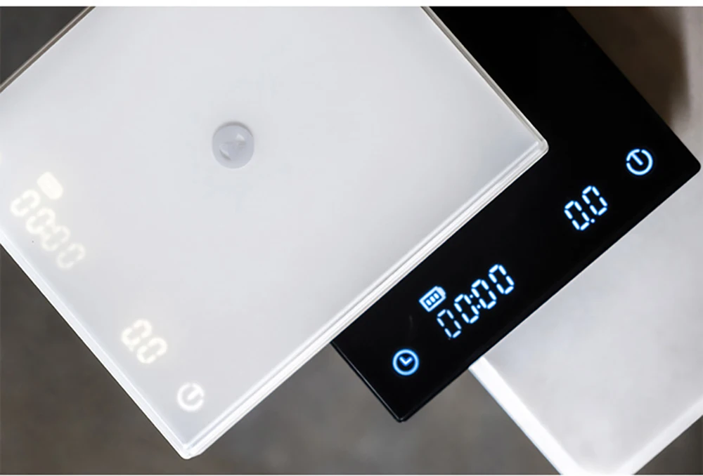 

New Version Black Mirror Basic Coffee Scale Kitchen Scales with Auto Timing for both Espresso and Pour Over Digital