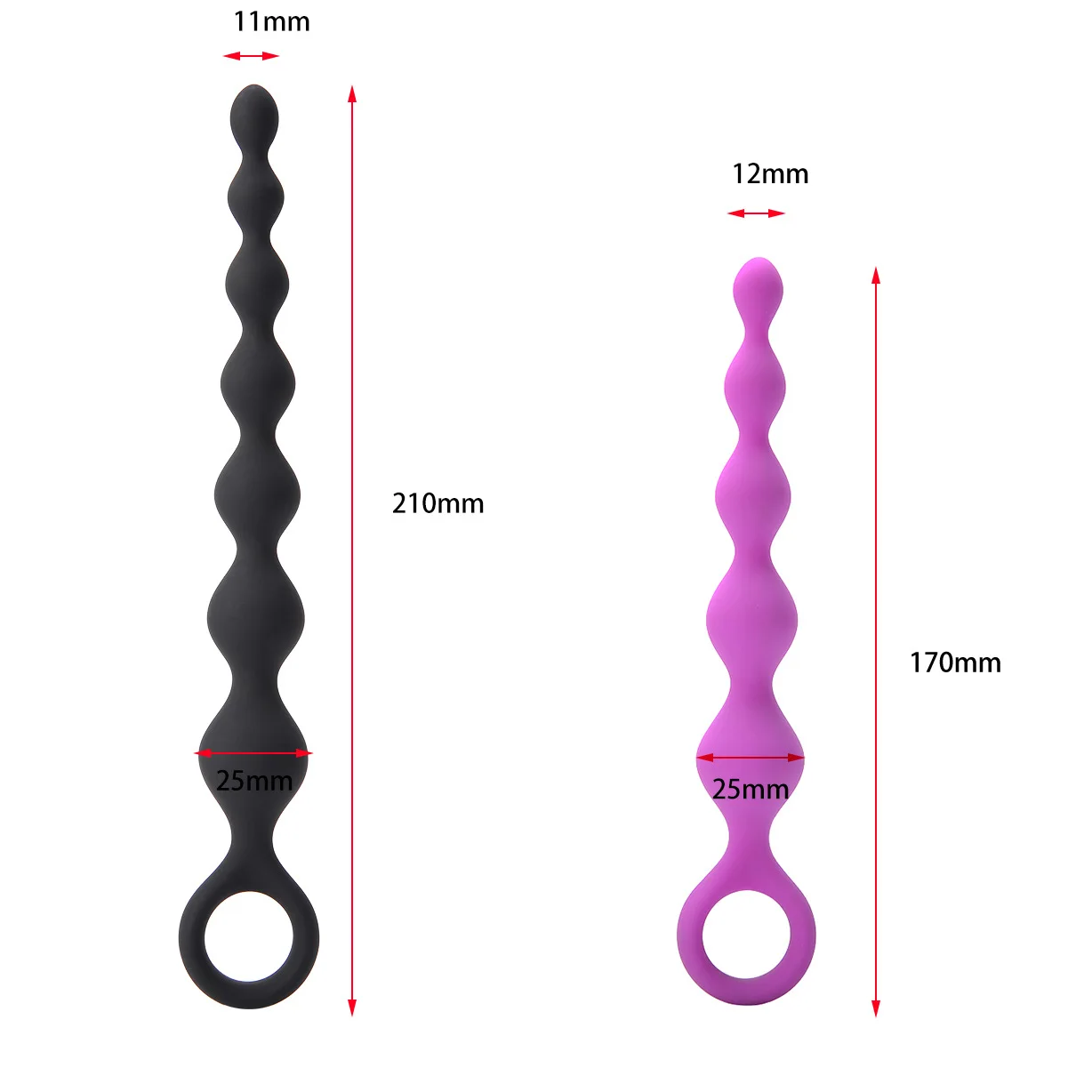 Силиконовые 5/7 шарики анальные с вытягивающим кольцом высокое качество Анальная