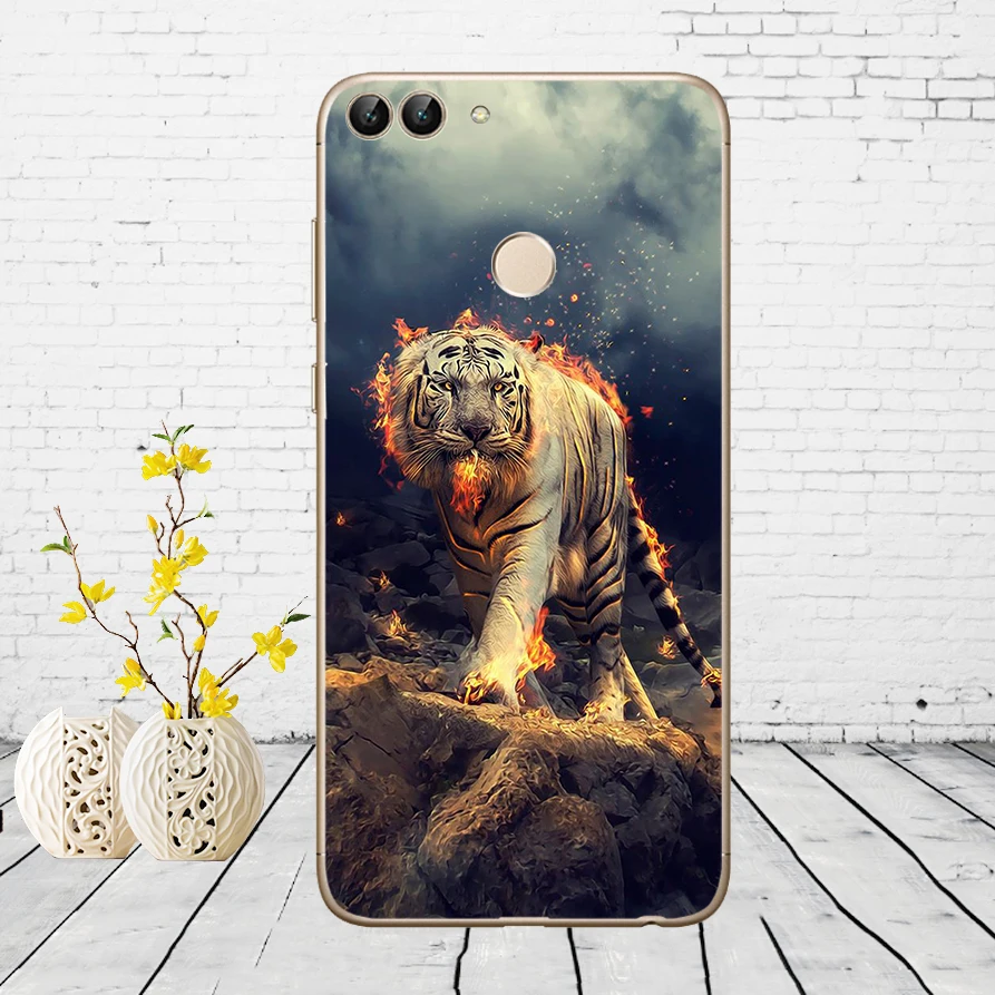 H37 Huawei P Smart Case TPU Мягкий силиконовый прозрачный чехол для телефона huawei P Smart Cover FIG-LX1 Enjoy 7S Чехол - Цвет: H37