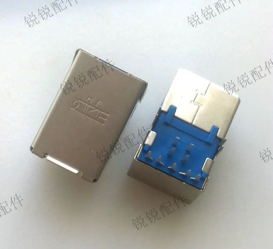 

90 degrees For start type B motherPlate 9Pin high-speed transferPrinter USB socket