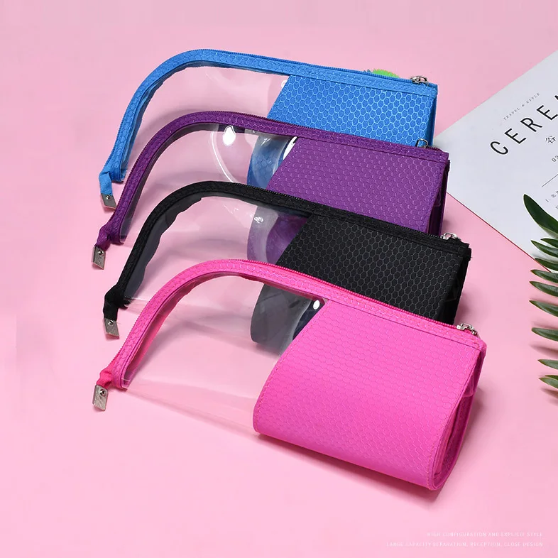 

Makeup Brush Bag Travel Toiletry Case Zipper Beauty Case Pouch Organizer Holder Dustproof for Women and Girls