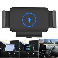 10w car wireless charging stand center console suction cup bracket for auto parts du55