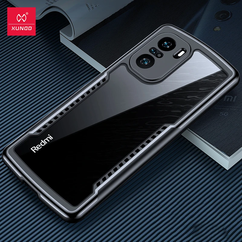 

For Xiaomi Poco F3 Case,For K40 Pro Case Xundd BackTransparent Airbags Shockproof Protective Phone Cover For Xiaomi POCO Case