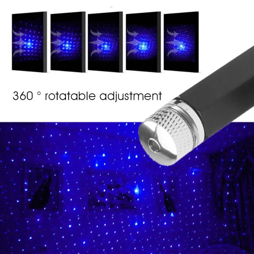 Светодиодный Ночной светильник на крышу автомобиля Звездный проектор