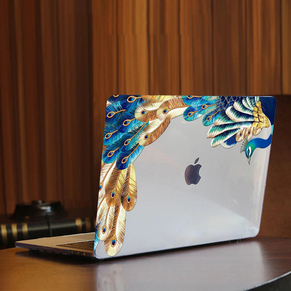 Чехол с кристаллами MTT 2020 для Macbook Air Pro 11 12 13 15 16 чехол перьями павлина ноутбука macbook