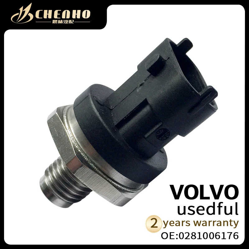 

CHENHO BRAND New Fuel Rail Pressure Sensor For FIAT MAN VOLVO RENAULT CUMMINS FIAT IVECO 0281006176 0281002964 0281002767