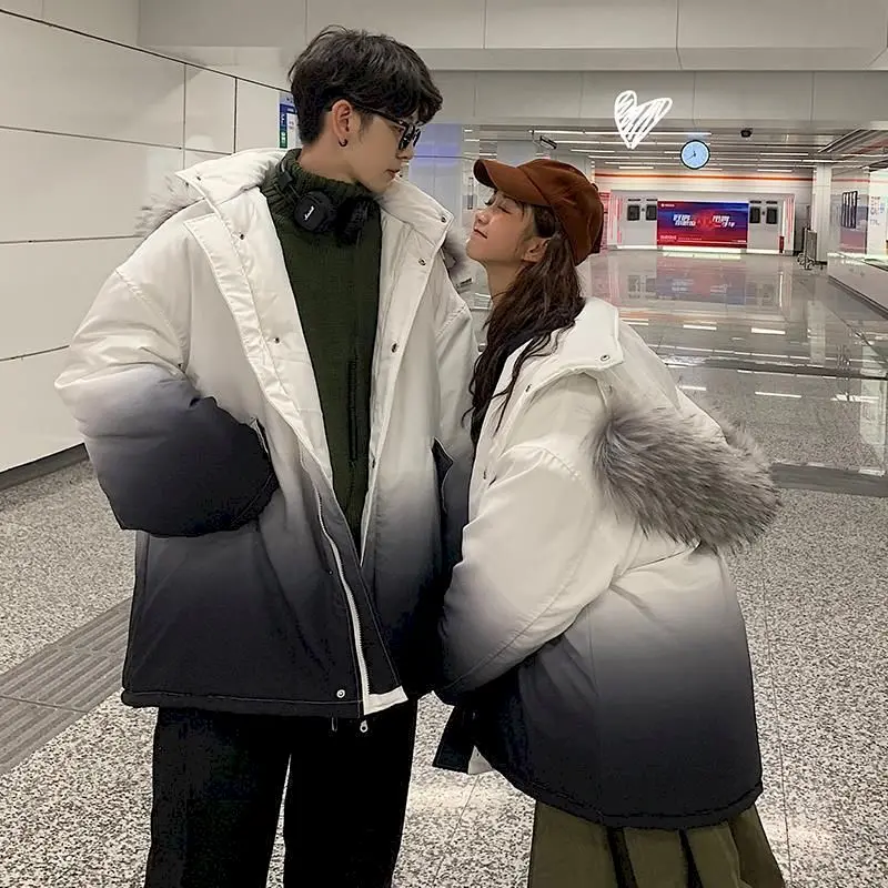 

NiceMix winter clothes jackets women jacket plus size clothing goth woman hooded cotton thicken tops couple coat Korean fashion