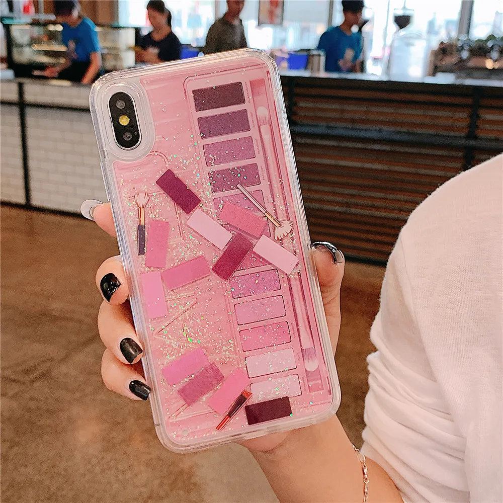 Чехол для iPhone 12 Pro Max 11 7 8 Plus X XR XS MAX ТПУ с блестками | Мобильные телефоны и