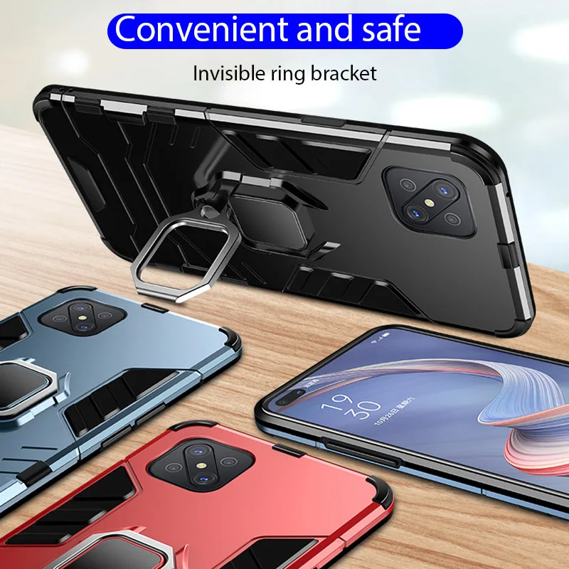 

Magnetic Car Holder Case For OPPO Reno 3 Pro 2Z 2F Ace Cases Cover Realme X50 6 7 X7 Pro C15 C11 XT A91 A31 A53 2020 Find X2