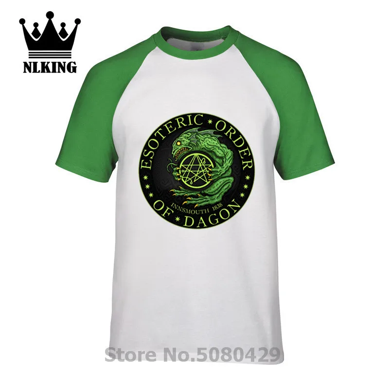 Dagon deep ones innsmouth Tops tees shirt Некрономикон hp lovecплот Футболка мужская EOD Azhmodai вызов cthulhu