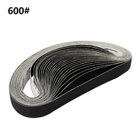 10pcs sanding belts4006008001000 grits sandpaper abrasive bands for belt sander abrasive tool wood soft metal polishing