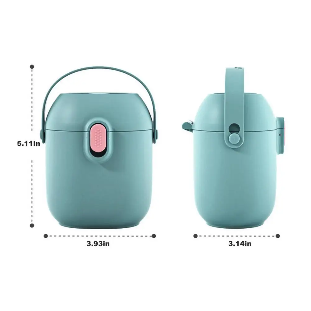 

Milk Powder Storage Box With Spoon Portable Baby Snack Container Mini Double-sealed Baby Milk Powder Box Storage Case For Baby