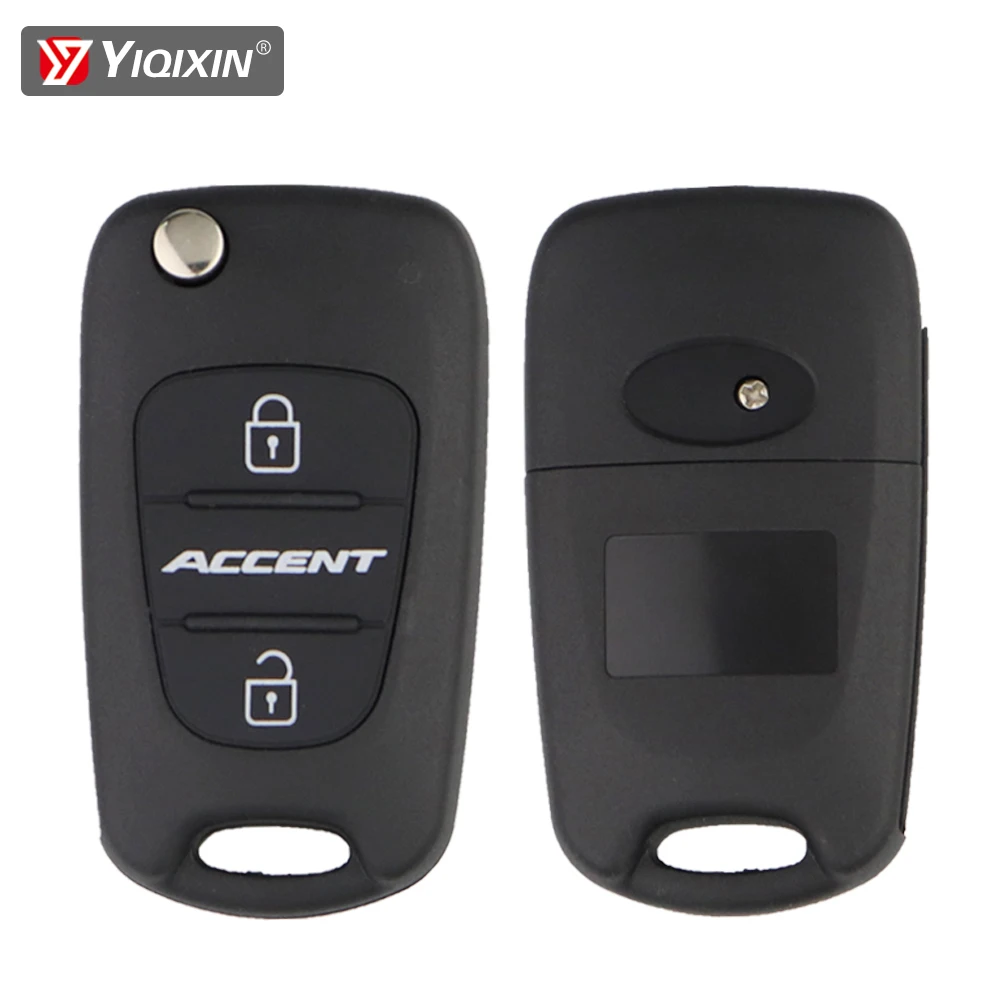 

Складной флип-чехол YIQIXIN с 3 кнопками для Hyundai Accent Solaris 2011 2012 2013 2014 I30 IX35