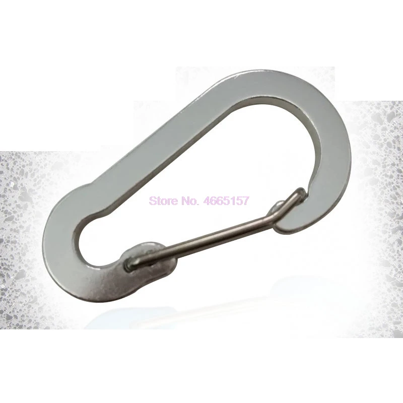 Компанией DHL 500 шт алюминиевый сплав Карабин на открытом воздухе Альпинизм