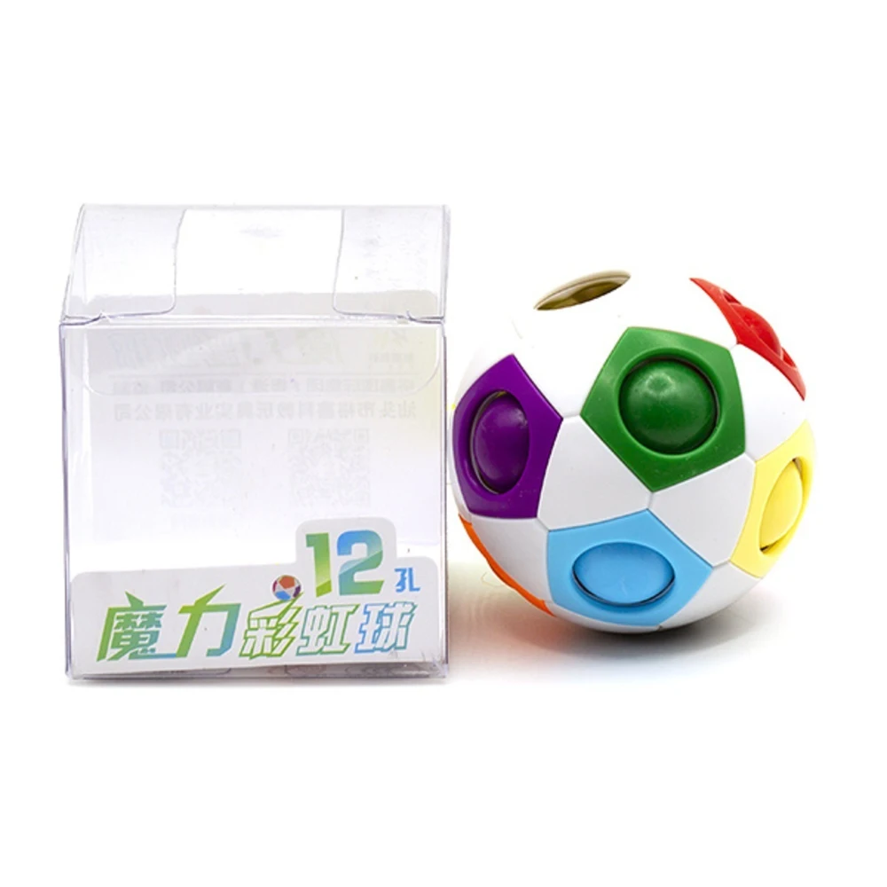 Головоломка "Орбо" YUXIN 12-HOLE RAINBOW BALL. Развивающая игрушка подарок ребёнку. Шар
