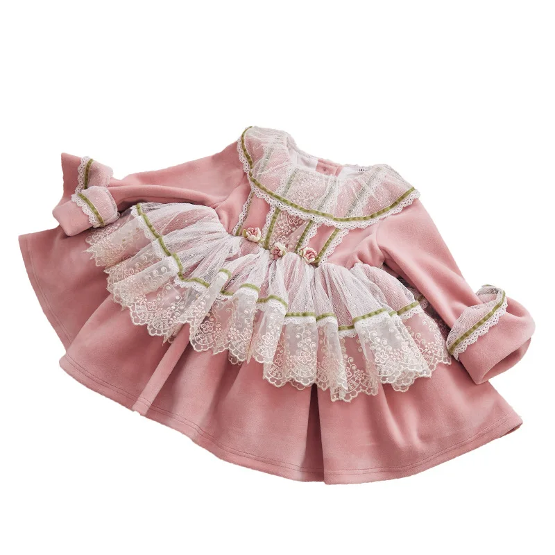 Испанские платья в стиле &quotЛолита&quot для девочек детская бутиковая одежда