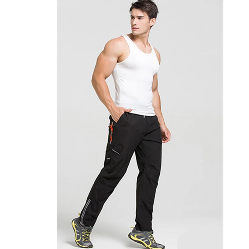 

Cycling Pants Men Summer Thin Quick-Drying Reflective Strip Fishing Hiking Stretch Outdoor Sport Trousers Women Mountain Climing