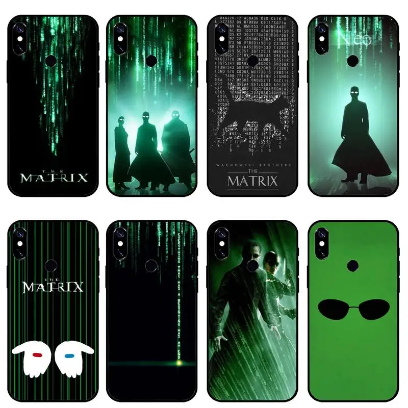 

Classic movie The Matrix Code cat Phone Cases For Xiaomi Redmi 7 8 9t a3Pro 9se k20 mi8 max3 lite 9 note 9s 10 pro