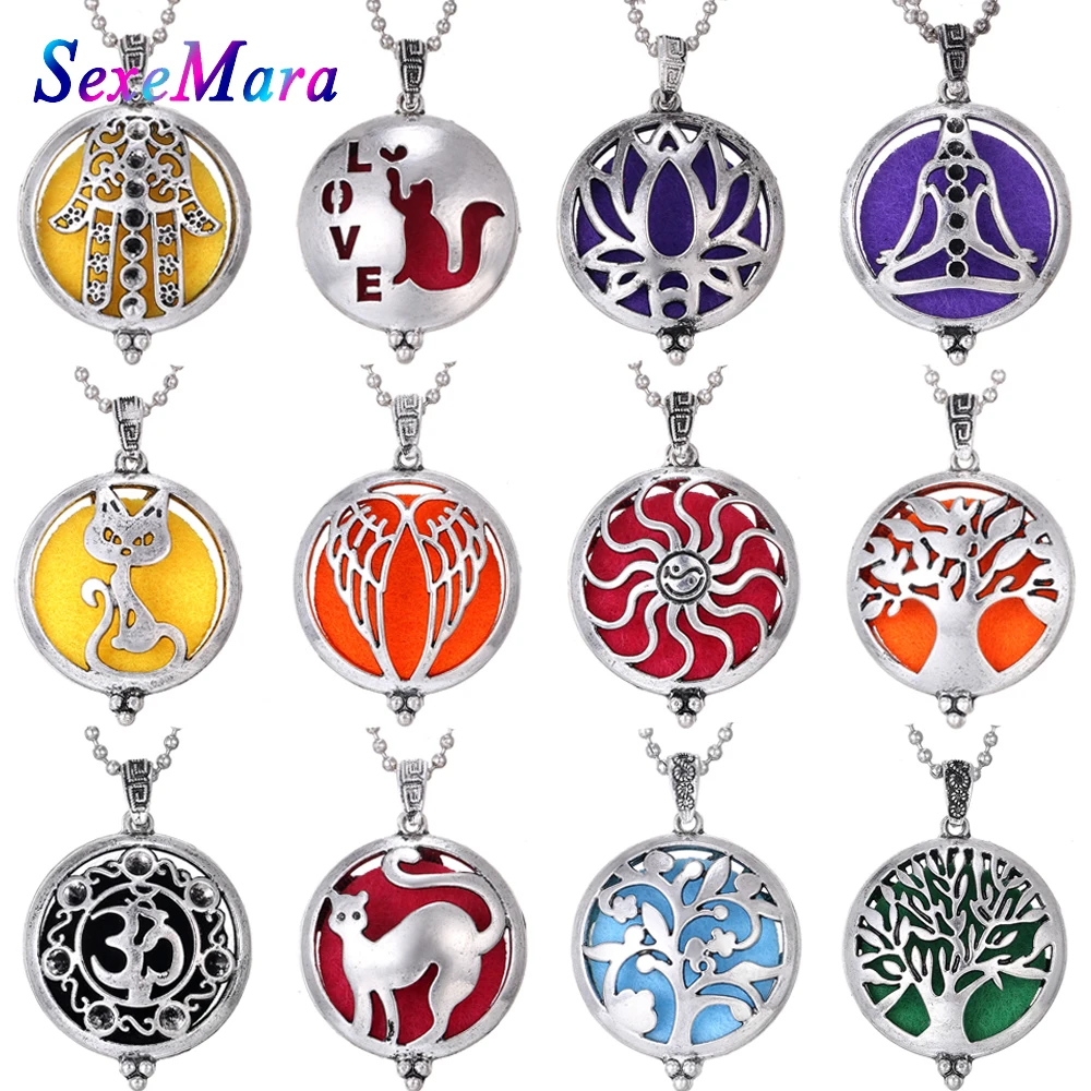 Новое ароматерапевтическое ожерелье Древо жизни античное эфирное масло