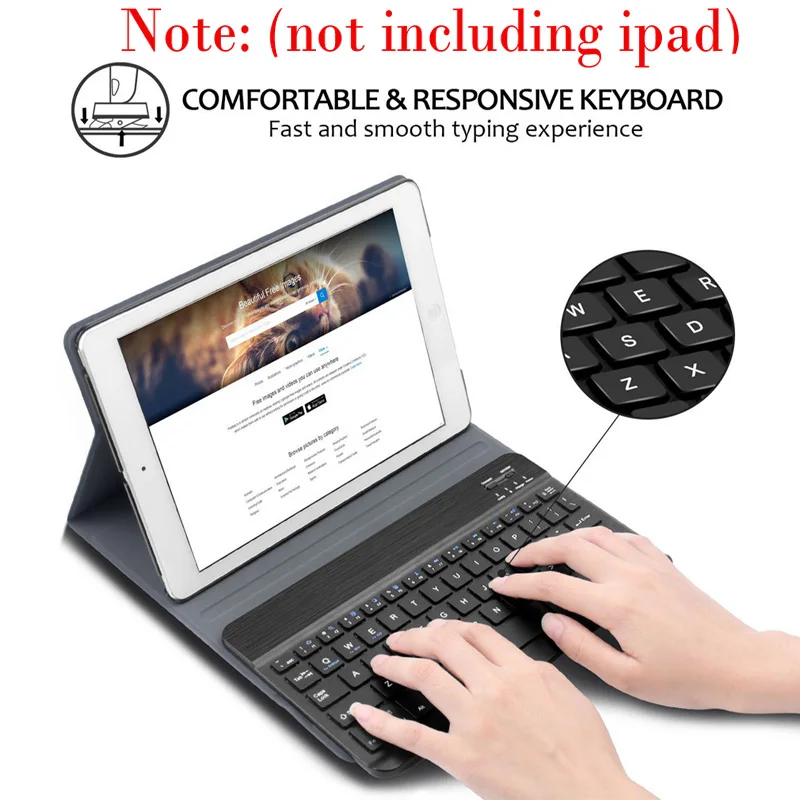 Bluetooth клавиатура с подсветкой Чехол для iPad 9 7 2017 2018 чехол Apple pro воздуха 1 2 Крышка |