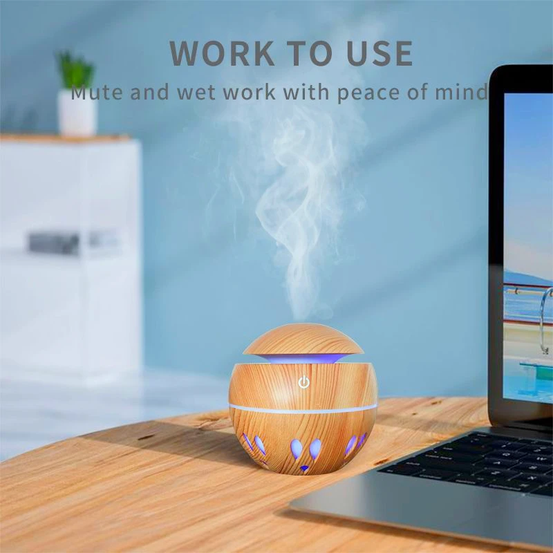 Увлажнитель 130 мл USB Электрический Ароматерапия воздушный диффузор