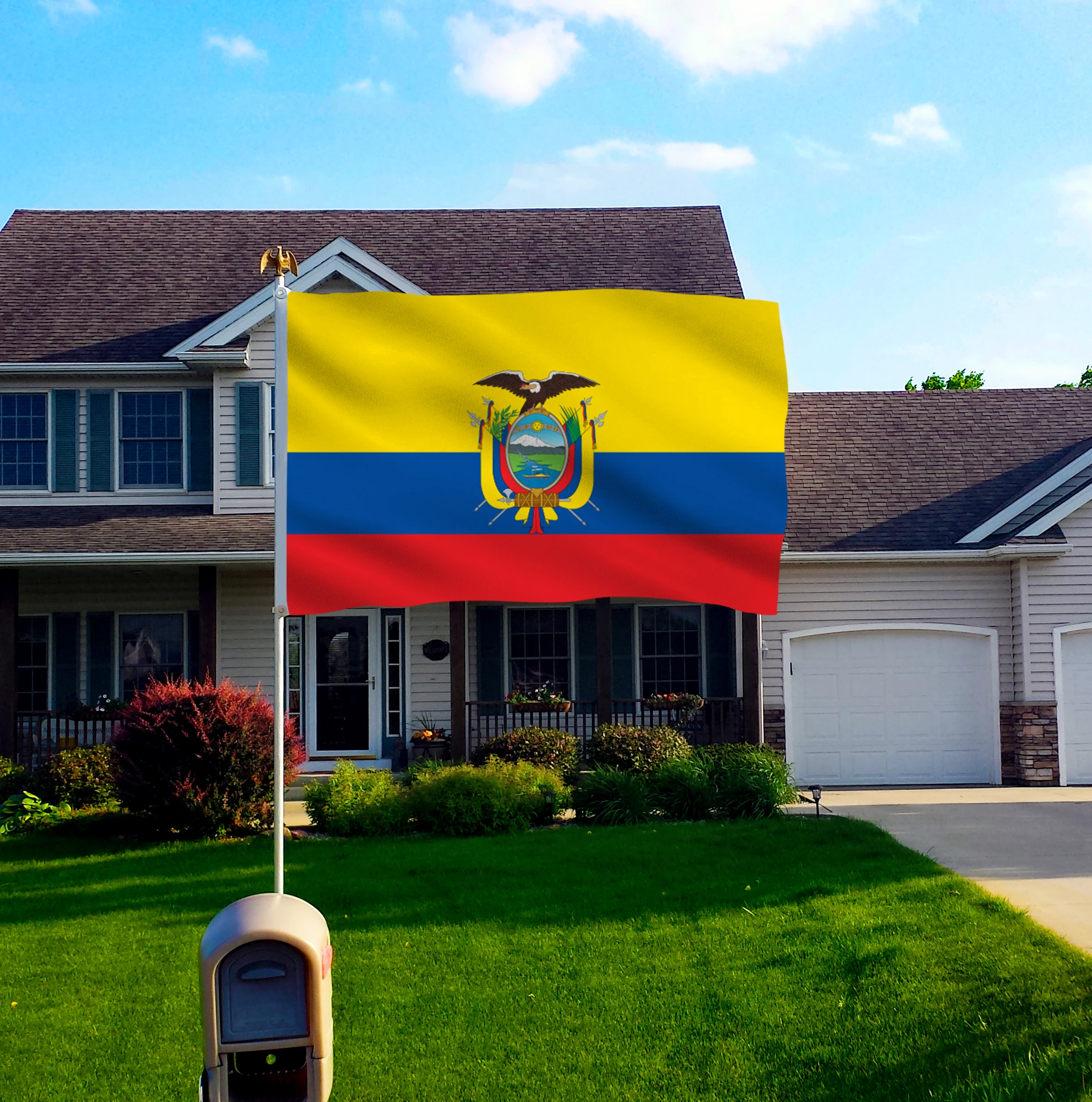 2017 флаг Эквадора полиэстер 5*3 фута 150*90 см Высокое качество|ecuador flag|polyester flagflags polyester