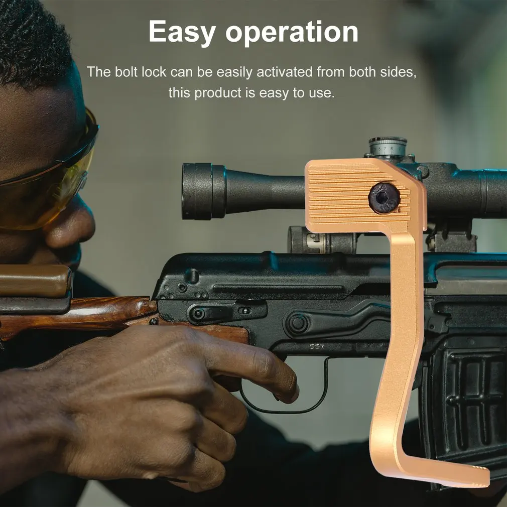 

Tactical Aluminum Alloy Enhanced Bad Lever MAP Bolt Catch Extender Release Lever Ambidextrous Mount-On Side Plate with Wrench