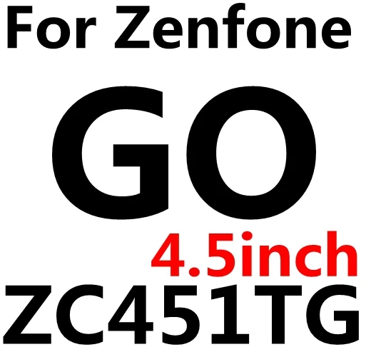 С уровнем твердости 9H 0,26 мм прозрачное закаленное Стекло для Asus Zenfone 2 Laser Ze500KL Ze550KL 5 GO ZC451TG Zenfone 3 Max Zc520TL ZB452KG ZC553KL ZB500KL пленка - Color: ZC451TG
