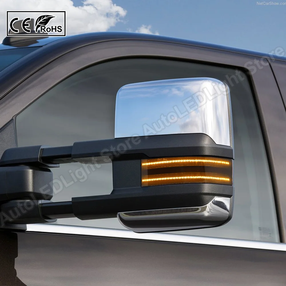 2 шт. для Chevy Silverado 1500 LD 2500HD 3500HD GMC Sierra двухрядная светодиодная полоса буксировочный