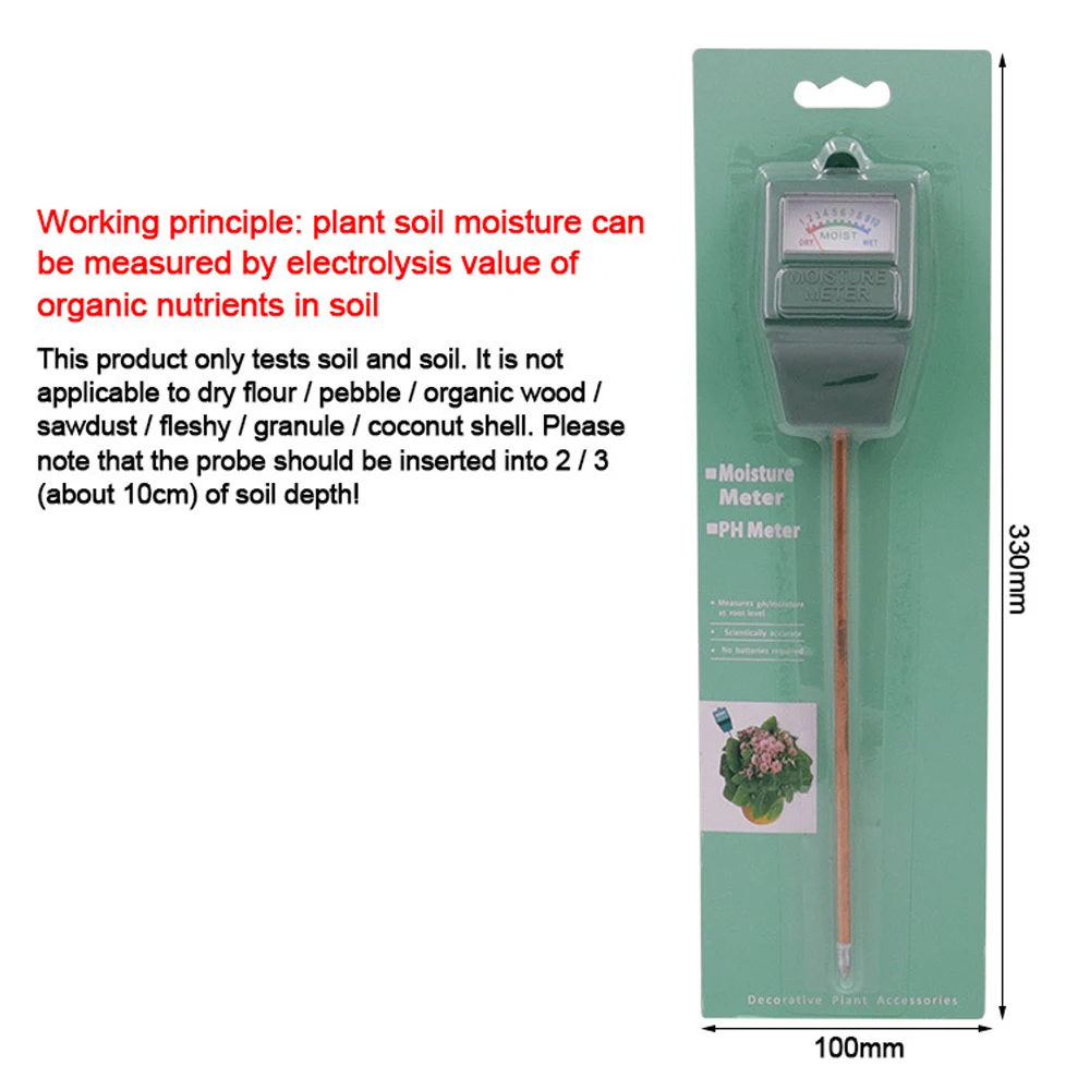 

Soil Moisture Sensor Meter Hygrometer Moisture Sensor Humidimetre Meter Garden Plants Flowers Moisture Measurement Tool