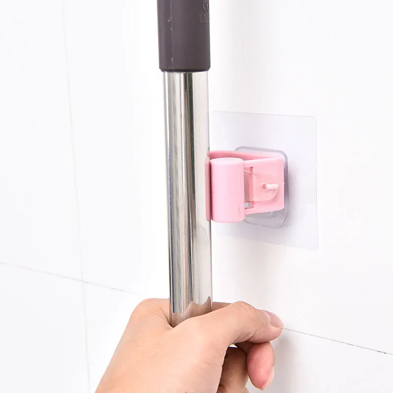 Настенный держатель для швабры настенный клейкая вешалка хранения предметов