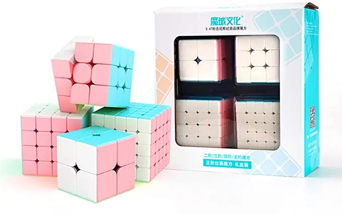 MoYu Mofangjiaoshi Meilong 2x2 3x3 4x4 5x5 скоростной кубик Подарочная коробка упаковка макарон