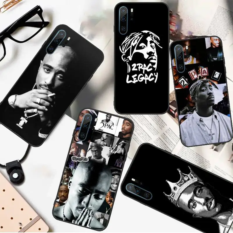 

2Pac Makaveli Tupac Amaru Shakur Phone Case For Huawei honor Mate P 10 20 30 40 i 9 8 pro x Lite smart 2019 nova 5t
