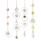 Подвеска-колокольчик с кристаллами, радуга, Настенная подвеска, украшение для дома, эстетическое украшение для комнаты кавайной девочки и ребенка