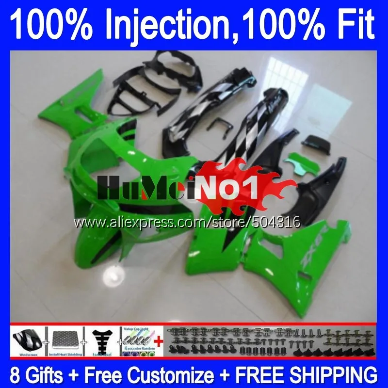 

Injection For KAWASAKI ZZR400 1993 1994 1995 1996 1997 1998 1999 black green 111MC.8 ZZR 400 ZZR-400 93 95 96 97 98 99 Fairing