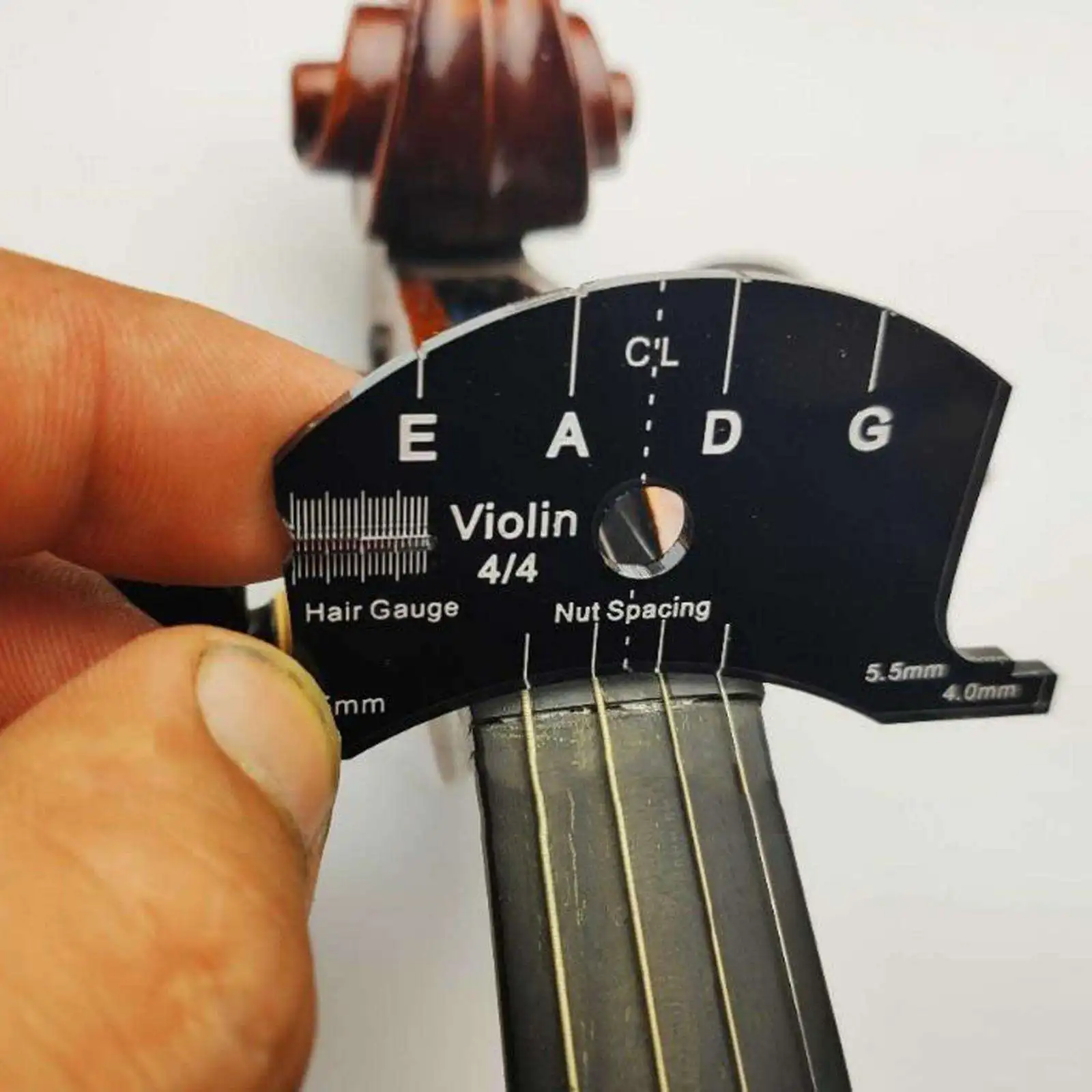 

Violin Bridge Fingerboard Scraper Multifunctional Template Repair for 4/4 Violin