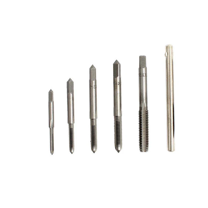 

T-Handle Reversible Single Tap Alloy Wire Taper Single Tap Wrench Tapping Threading Tool Screwdriver Tap For Bicycle Repair