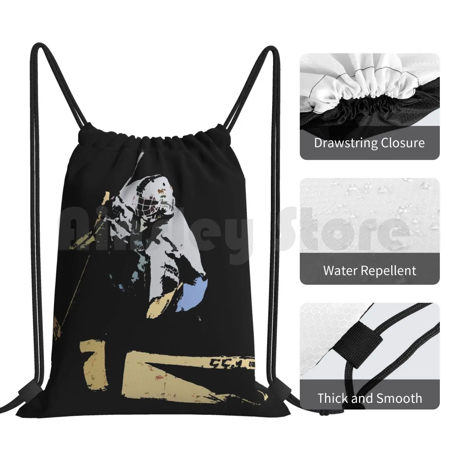 Рюкзак Goaltender для хоккея с шайбой сумка на шнурке верховой езды альпинизма