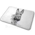 Коврик для собаки, шотландский терьер, Противоскользящий коврик для спальни, шотландский терьер