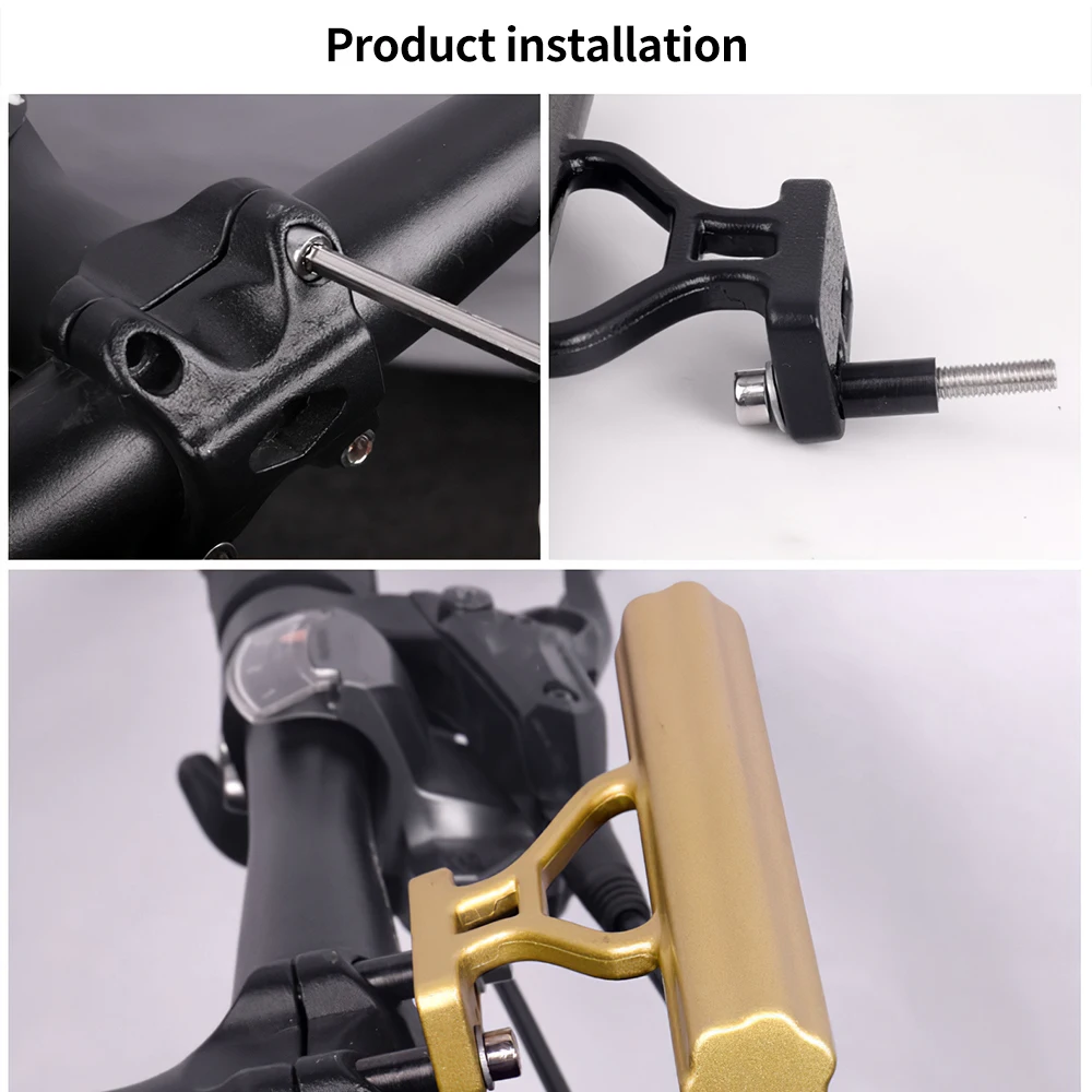 

Solid Bicycle Mount Holder Bike Handlebar Extender Aluminum Alloy Bike Handlebar Extension Bracket GPS Phone Mount Road Bike