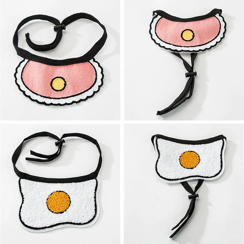 

Банданы для домашних животных, ошейник для маленьких собак и кошек, регулируемые хлопковые милые нагрудники, шарф, ошейник с рисунком для Фр...