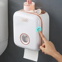 toilet paper holder wall mounted waterproof plastic toilet paper box storage tissue box holder bathroom accessories toilet paper