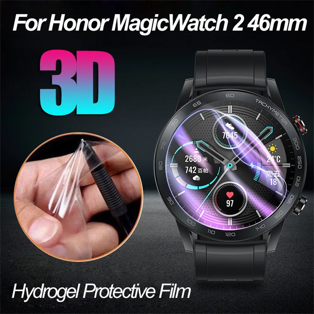 

Soft TPU Hydrogel Film Full Cover for Honor Magic Watch 2 46mm Watch Screen Protector Explosion Hydrogel Cover