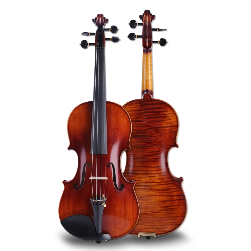 Бесплатная доставка скрипка 4/4 100% ручная работа масляный лак 3/4 + бант